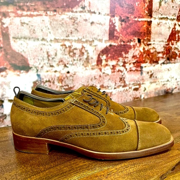 BRAND NEW DONALD PLINER ZINDEL OXFORD CAP TOE WINTIP SHOES - Picture 10 of 10